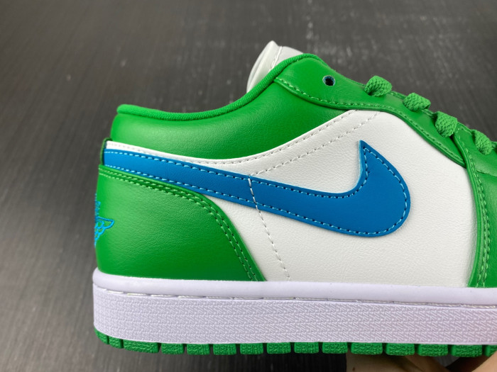 Air Jordan 1 Low White Green Blue DC0774-30418