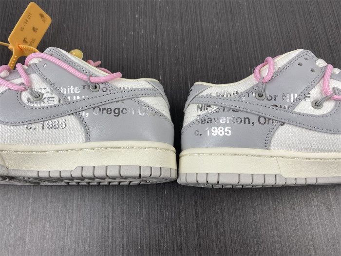 Nike Dunk Low Off-White LOT 09 OF 50  1602-109