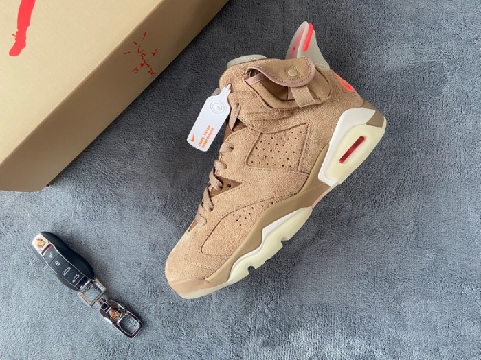 Jordan 6 Retro Travis Scott British Khaki DH0690-200