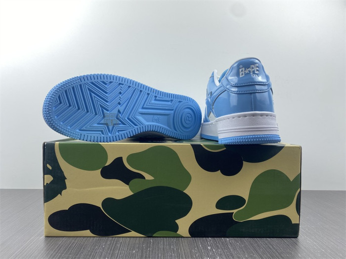 A Bathing Ape SK8 Sta  Low Blue BA1H70191001