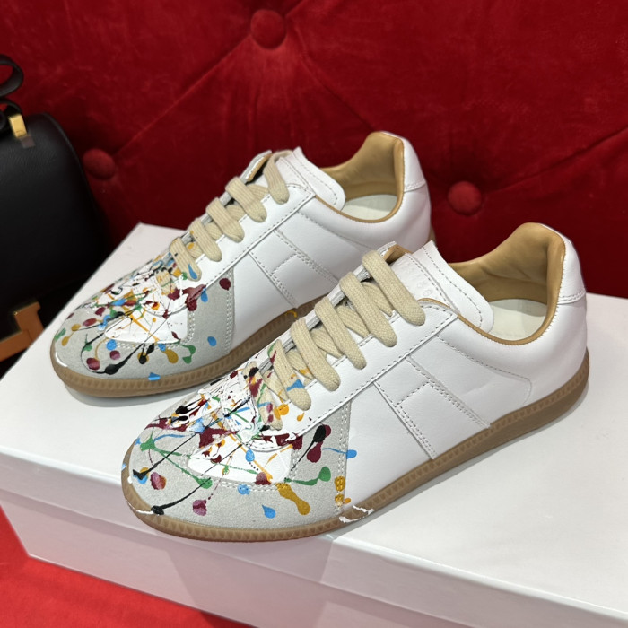 ma*s*n Ma*i*la calfskin sneakers