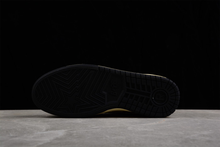 A Bathing Ape Sk8 Sta Vintage Black Yellow BA1I20-291-021