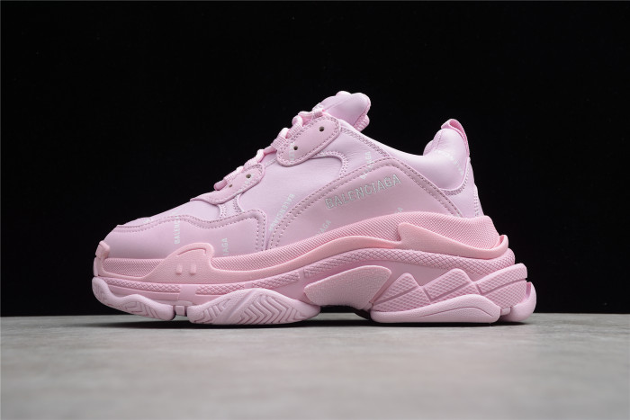 Balenciaga Wmns Triple S Sneaker ''Allover Logo - Pink'' 524039-W2FA1-5090