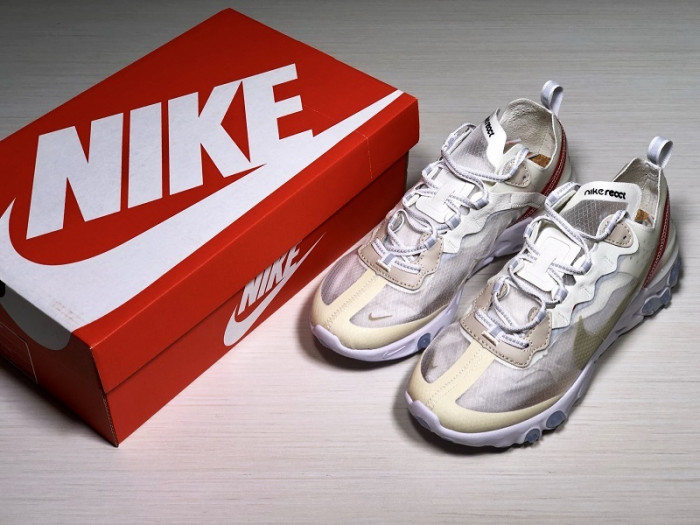 Nike React Element 87 Sail Light Bone AQ1090-100
