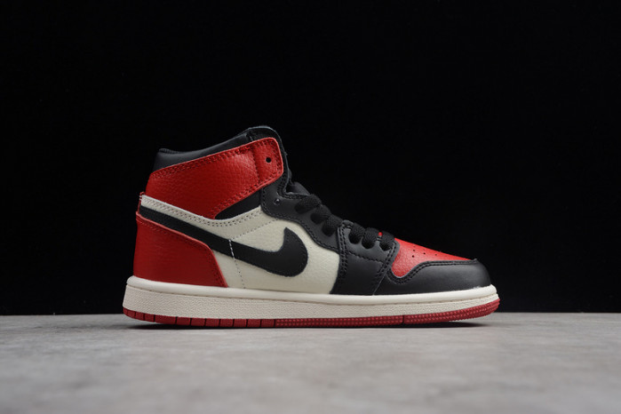 JORDAN 1 RETRO HIGH BRED TOE 555088-610(kid)