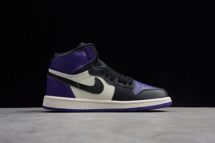 JORDAN 1 RETRO HIGH COURT PURPLE 555088-501(kid)