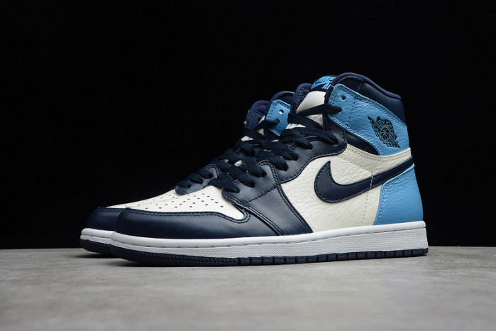 AIR JORDAN 1 OBSIDIAN UNIVERSITY BLUE 555088-140
