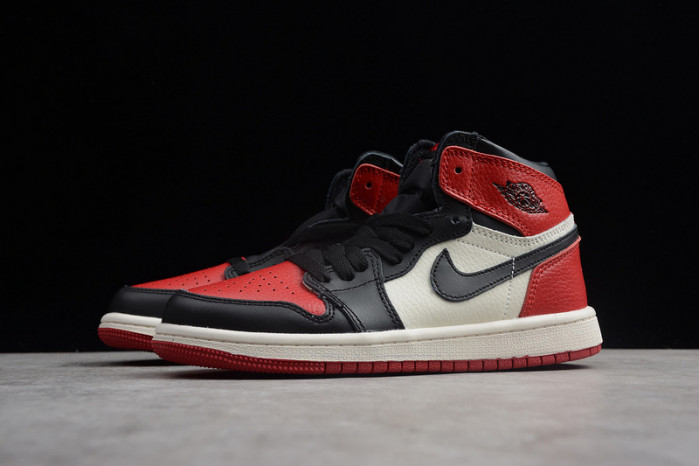 JORDAN 1 RETRO HIGH BRED TOE 555088-610(kid)