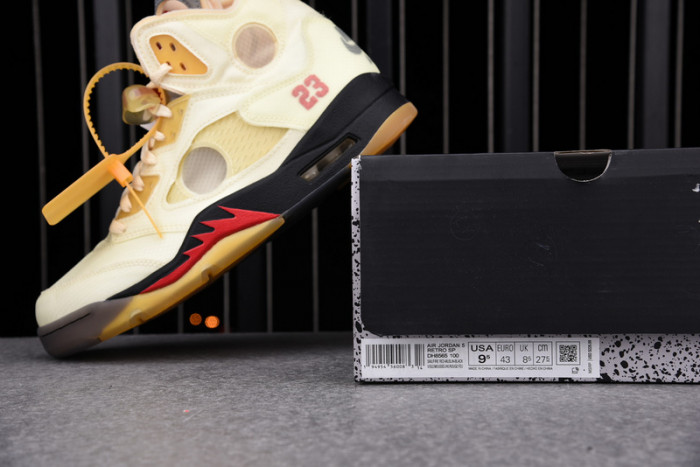Jordan 5 Retro OFF-WHITE Sail DH8565-100