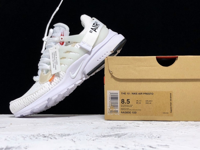 Nike Air Presto Off-White White (2018) AA3830-100