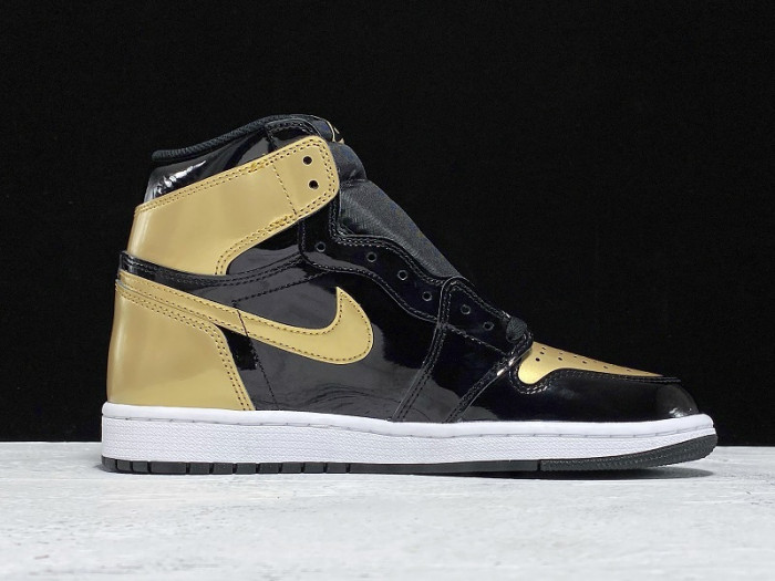 Jordan 1 Retro High NRG Patent Gold Toe 861428-007