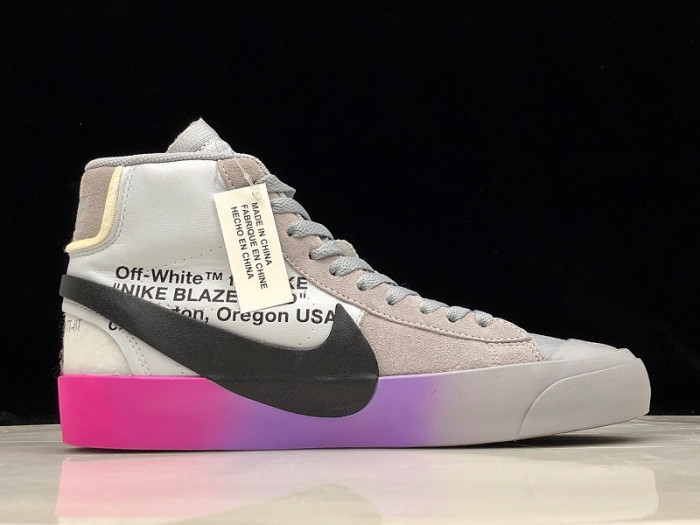 Nike Blazer Mid Off-White Wolf Grey Serena "Queen" AA3832-002