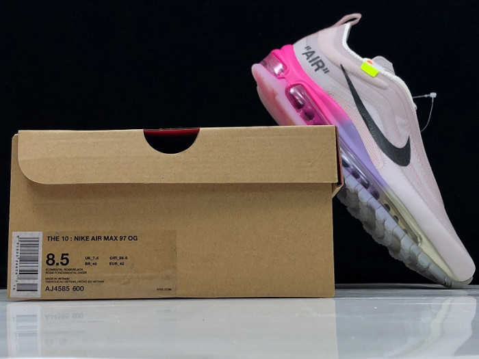 Nike Air Max 97 Off-White Elemental Rose Serena "Queen" AJ4585-600
