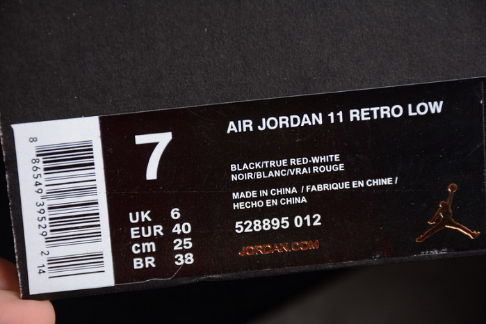 Jordan 11 Retro Low Bred 528895-012