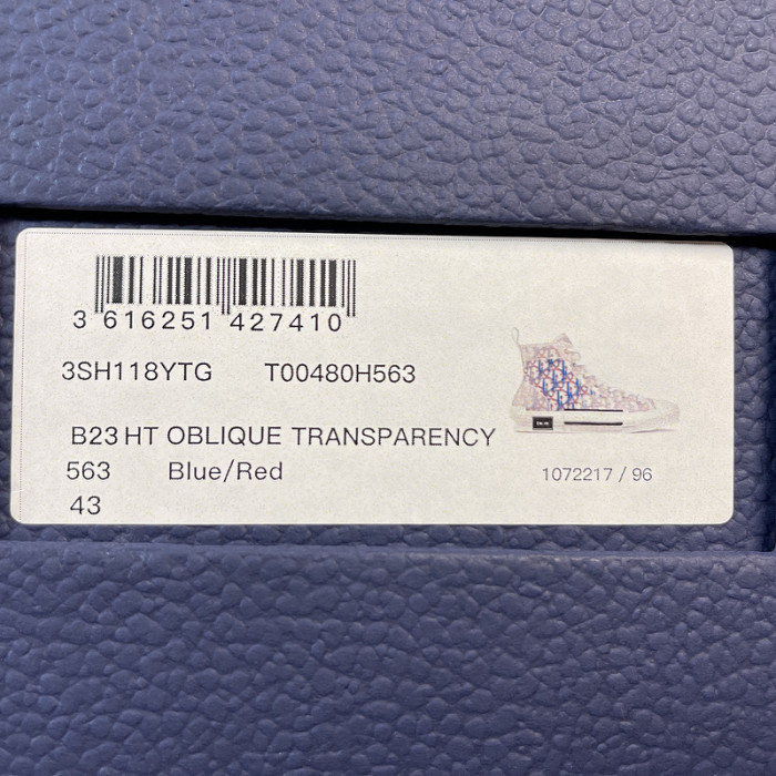 B23 OBLIQUE HIGH TOP SNEAKERS T00480H081