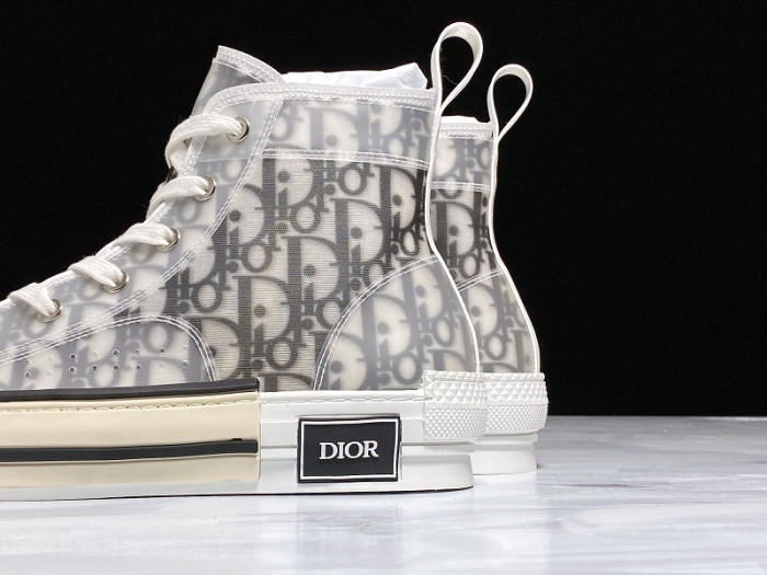 DR B23 HIGH-TOP SNEAKERS IN OBLIQUE