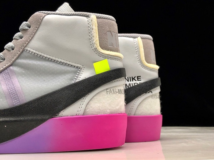 Nike Blazer Mid Off-White Wolf Grey Serena "Queen" AA3832-002