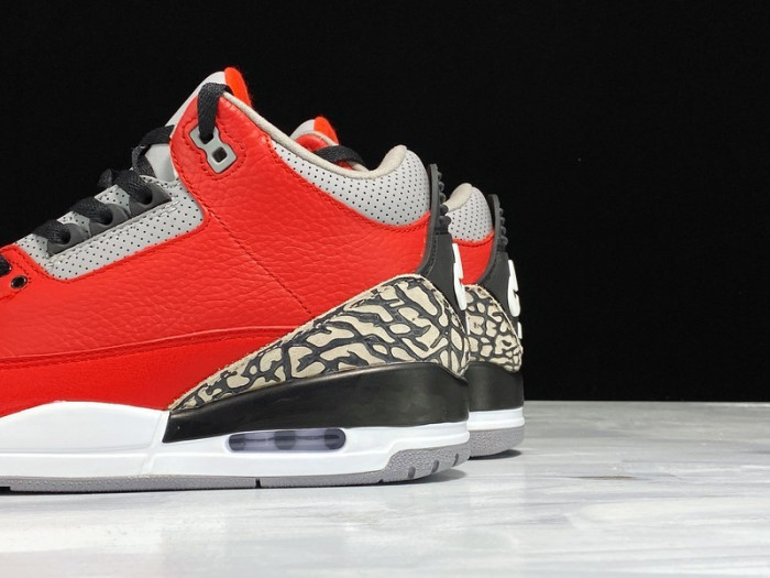 Jordan 3 Retro Fire Red Cement (Nike Chi) CU2277-600