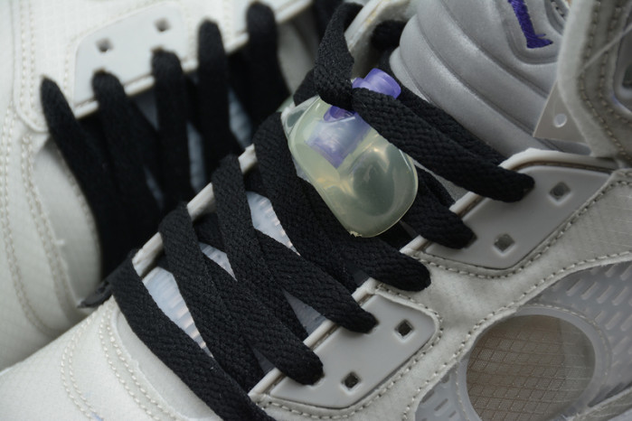 2020 OFF-WHITE X AIR JORDAN 5 GREY/GREEN-WHITE CT8480-105