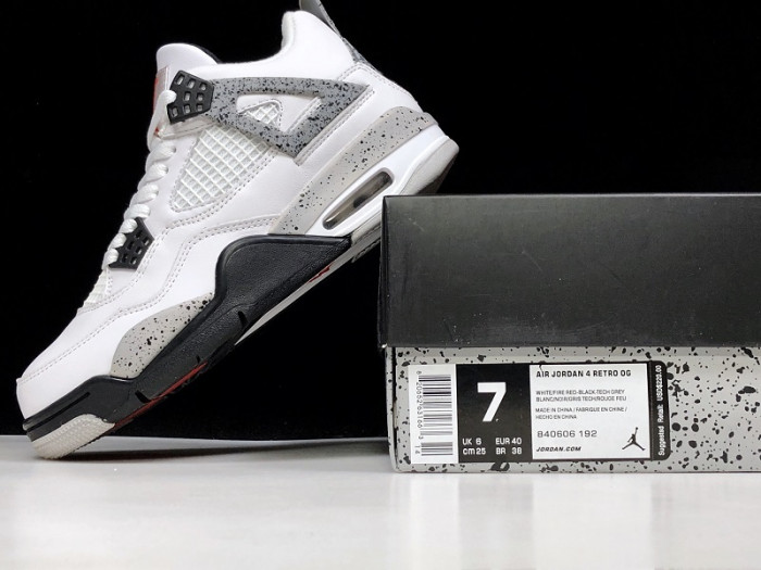 Jordan 4 Retro White Cement (2016) 840606-192