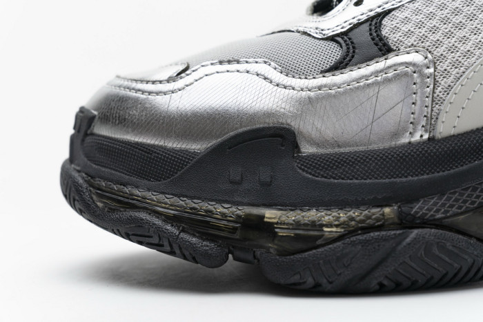 Balenciaga Triple S Black Silver 541624 W09E1 7320