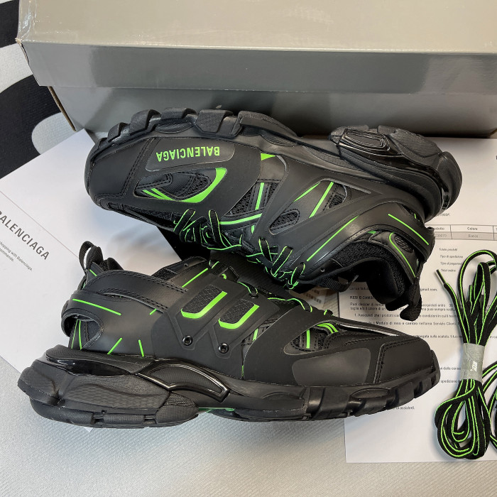 BL TESS S. GOMMA TREK LOW SNEAKERS BLACK GREEN 11607