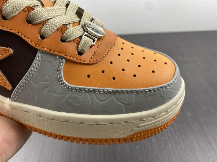 A Bathing Ape Sk8 Sta Low Orange BA1H70191002