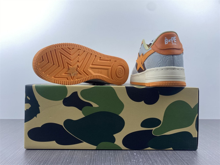 A Bathing Ape Sk8 Sta Low Orange BA1H70191002