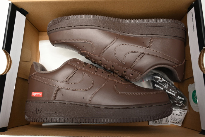 Supreme x Nike Air Force 1 Low "Baroque Brown"