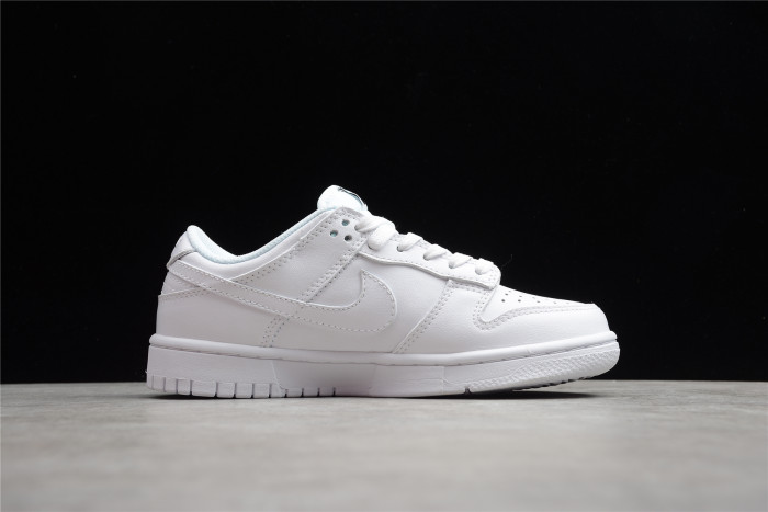Nike Dunk Low Triple White (2021) (W) DD1503-109