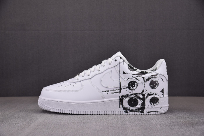NIKE AIR FORCE 1 LOW SUPREME COMME DES GARCONS SHIRT 923044-100