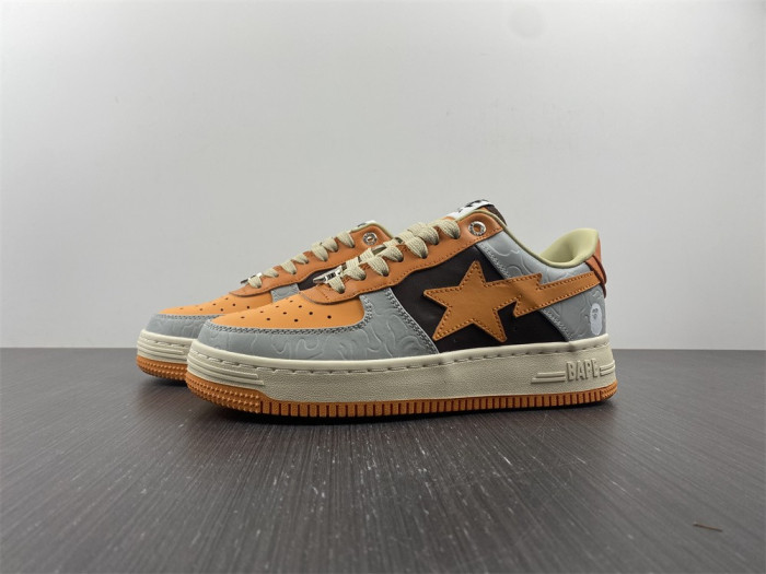 A Bathing Ape Sk8 Sta Low Orange BA1H70191002